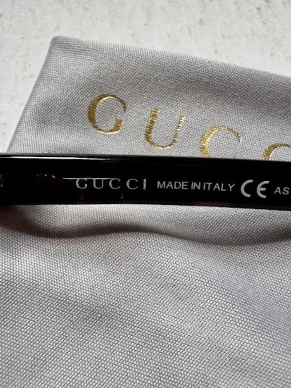 Gucci GG2883-SBM Satin Dark Ruthenium 55mm Metal Cat Eye Women's Eyeglasses - Picture 6 of 10